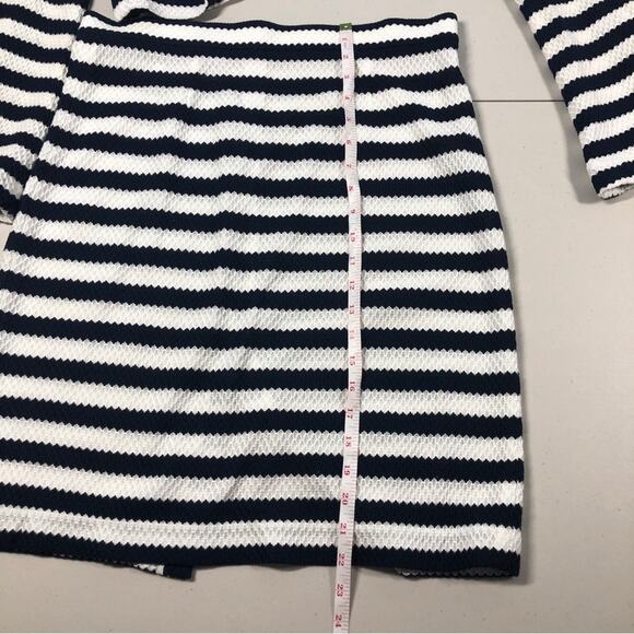 Diane Von Furstenburg navy/white skirt set M/L - Picture 9 of 10